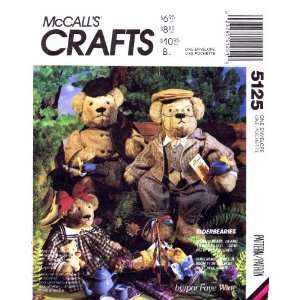   Crafts Sewing Pattern Bear Dolls Clothes Bag Arts, Crafts & Sewing