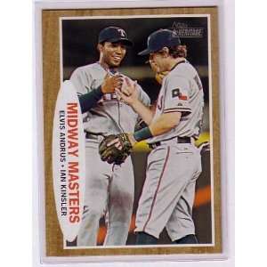  2011 Topps Heritage Midway Masters #211 Elvis Andrus   Ian 