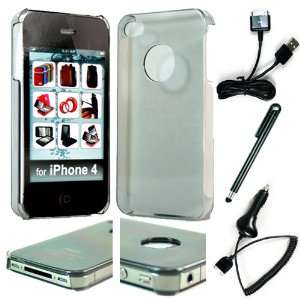  Case for Apple iPhone 4S and Latest Gen iPhone 4 + USB Data Sync 