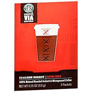 Starbucks Coffee Via Instant Coffee, Italian Roast 762111786289  