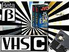 NTSC Betamax/VHS c/​compact tape transfer to DVD or web files