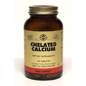  Chelated Calcium 100 Tabs 2 Pack