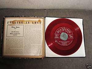 Extremely Rare Allan Jones 3 Record Box Set Red Vinyl  