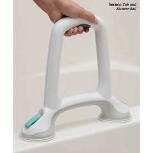  Suction Tub and Shower Rail