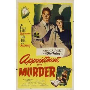  Appointment With Murder (1948) 27 x 40 Movie Poster Style 