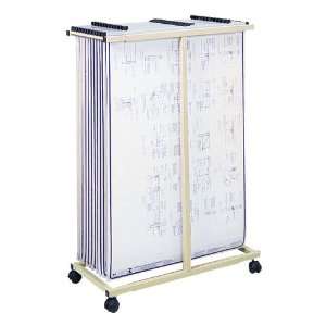  Mobile Vertical File Filing System, 27.5   39.25W x 16D 