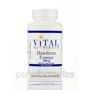  Vital Nutrients Hawthorne Extract 450 mg 60 Capsules 