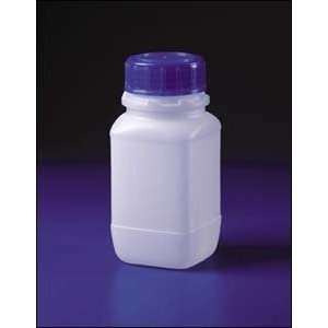  Bottle,High Density Polyethylene,Wide Mouth,Square,1000Ml 