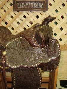 15.5 used Big Horn King Western Saddle Horse Tack VERY NICE  