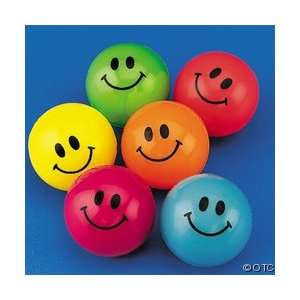  Smile Face Bouncing Balls Toys & Games