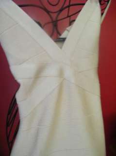 BEBE DRESS criss cross bandage one shoulder black 164876 xs  