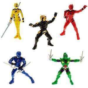  Power Ranger Jungle Fury 5 pc. Figurine Set Toys & Games