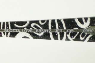 BEBE ALOTTA LOVE BB5012 5012 JET EYEGLASSES AUTH 51  