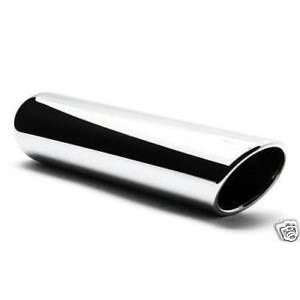    Exhaust Tips Chrome Plated 3.5 X 22 Ar 2.25 Inlet Automotive
