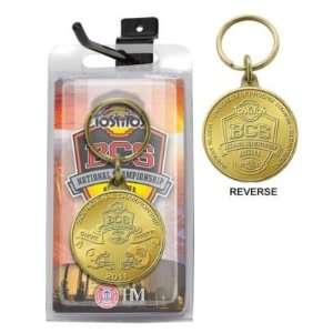  BCS 2011 Championship Game Bronze Coin Keychain 