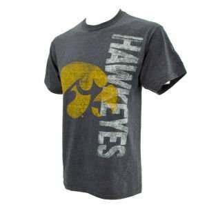  Iowa Hawkeyes NCAA Grandmaster Melange T Shirt Sports 