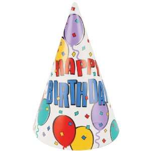  Party Hat 8 Pack Balloon Party Arts, Crafts & Sewing
