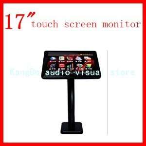  iron frame stand.17touch screen monitor ,touch screen 