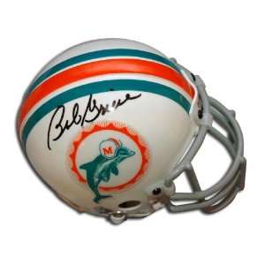 Signed Bob Griese Mini Helmet   Authentic Sports 