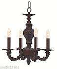 Venetian Style Bronze 4 Light Home Chandelier Decor Lig