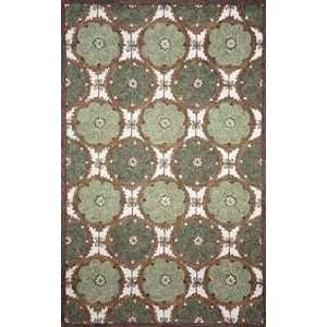   Lakai Circles Green 193806 Outdoor 2 x 3 Area Rug