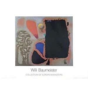  Schwarzer Fels 1954 By Willi Baumeister Highest Quality 