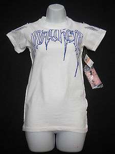 BLAC LABEL Women White Cotton Lycra T shirt Size Large MSRP$35.00 