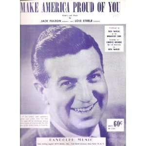    Sheet Music Make America Proud Don McNeill 210 