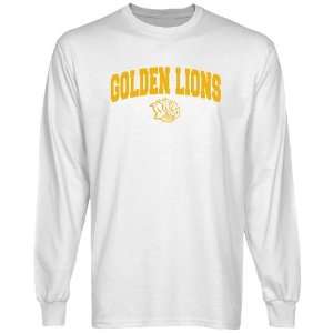 Arkansas Pine Bluff Golden Lions White Logo Arch Long Sleeve T shirt 