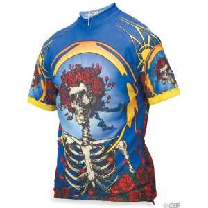  Ride 7B Grateful DeadSkeleton & Roses Blue Size XL CL2933 