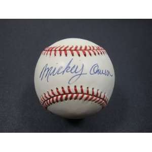   Mickey Owen Autograph OBNL Baseball JSA Certified