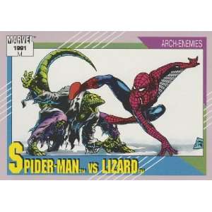 Spider Man vs. Lizard #112 (Marvel Universe Series 2 Trading Card 1991 