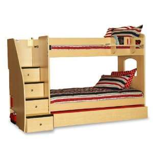  Berg Twin 2 Panel with Stairs Bunk Bed