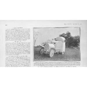  Armoured Motor Car Gun Carriage Austria 1905