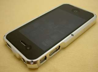 Aluminum Bumper Case iPhone 4 Non Blade Vapor 4 Silver  
