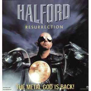  Rob Halford Resurrection CD Promo Poster Album Flat