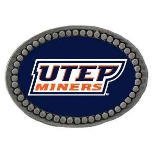  UTEP Miners NCAA Team Logo Pewter Lapel Pin Sports 