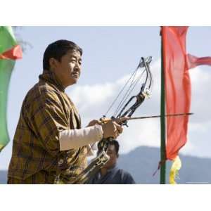  Archery, Bhutans National Sport, Paro, Bhutan,Asia 