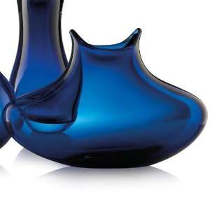  Rogaska Groovy Kind of Love Cobalt Blue Wide Vase