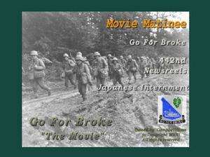   Go For Broke Film 442nd Japan Americans WW2 DVD Purple Heart Battalion