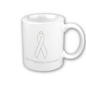 Teen Pregnancy Prevention Awareness Ribbon Coffee Mug
