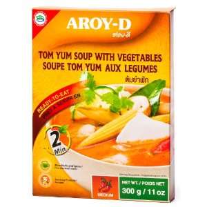 Aroy D Tom Yum Soup with Vegetables 300g Grocery & Gourmet Food