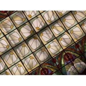  The Stained Glass Ceiling in the Grand Hotel Europa Dining 