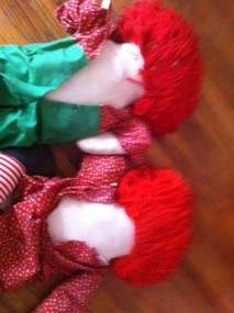 Vintage Large Raggedy Ann And Andy Doll  