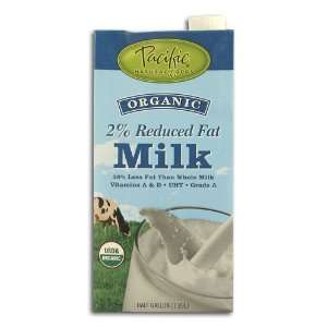 Pacific Foods 2% Reduced Fat Milk, Grade A, Org (Pack of 3)  