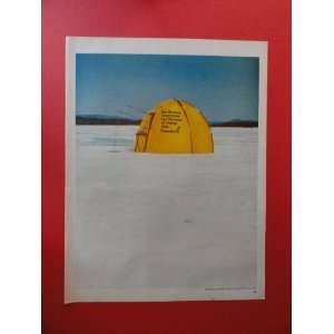  Teachers Scotch, 1967 Print Ad. (yellow tent.) Original 