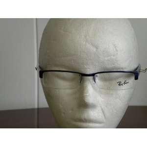  Ray ban Rx6182 Metallic Grey Blue 2507 51mm Eyeglasses 