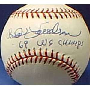  Bud Harrelson Autographed Baseball
