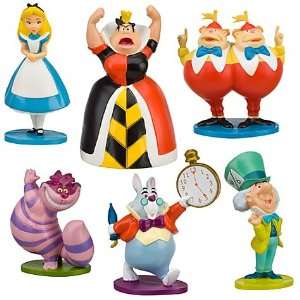  Disney Alice in Wonderland Figure Play Set    6 Pc. Toys & Games