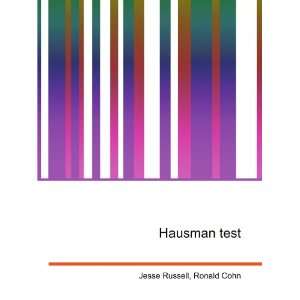  Hausman test Ronald Cohn Jesse Russell Books